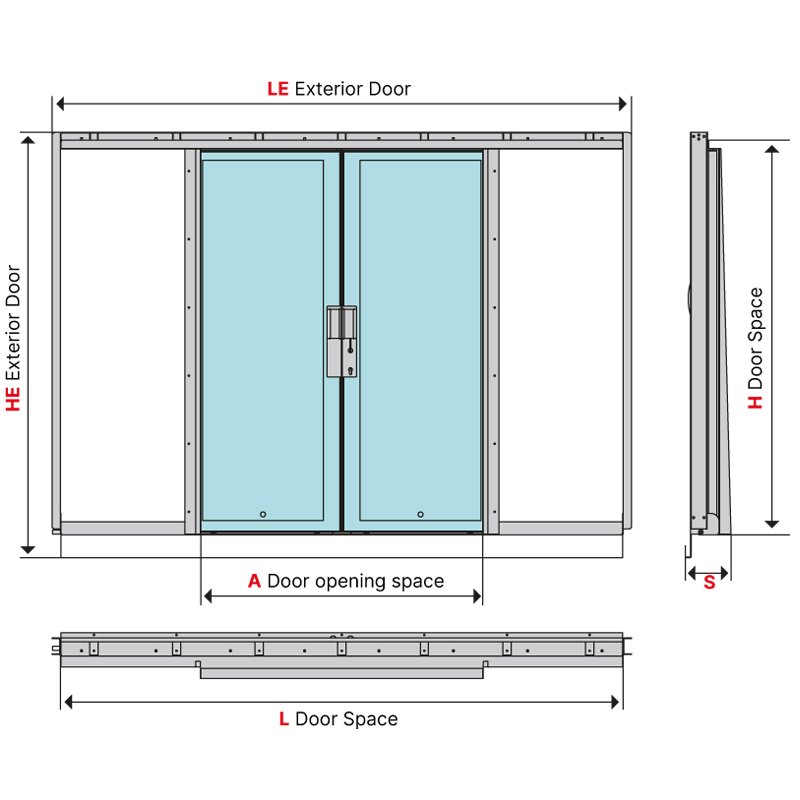 Four wings door 2P74